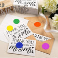 50-500Pcs Black Paper Stickers Round Blank Handmade Sticker Adhesive DIY Sealing Labels For Gift Package Envelope Chalkboard