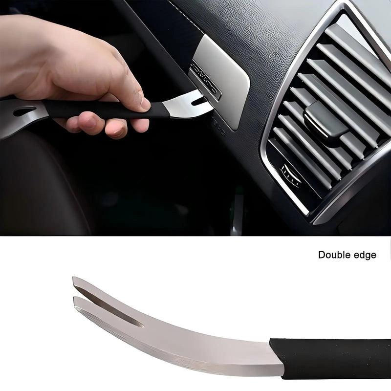 Stainless Steel Lever, Automotive Disassembly Tools. Used for Disassembling Car Door Panels, Interior, and Dashboard Crowbar