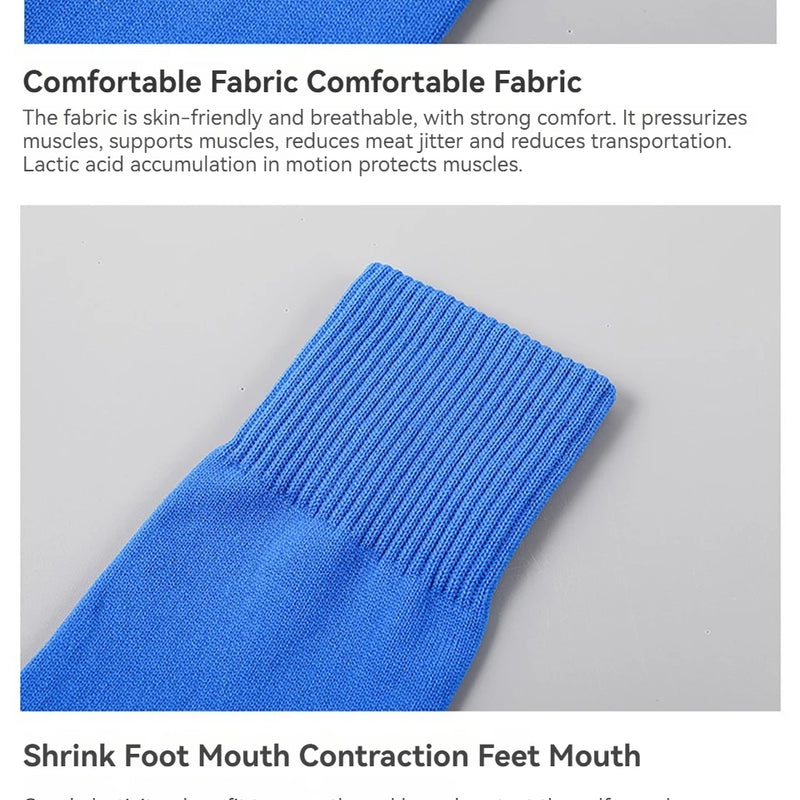 Loogdeel Professional High-quality Soccer Socks Breathable Calf Compression Sleeve For Men Children Running Football Basketball