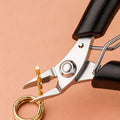 Stainless Steel Mini Needle Nose Pliers Curved Nose Pliers Jewelry Making Hand Tool Pliers for DIY Bracelet Jewelry Making Tools