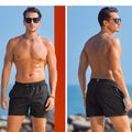 Striped Men Casual Shorts Beach Pants Board Short Quick Dry Sports Trunk Summer Seaside Beachwear Loose Homewear Sleeping Pajama