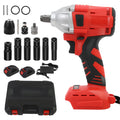 1000N.m Cordless Impact Wrench Brushless 20V 1/2 inch Power Tool Sets High Torque 2x1500MAh Batteries for - View 7 | SAMAG
