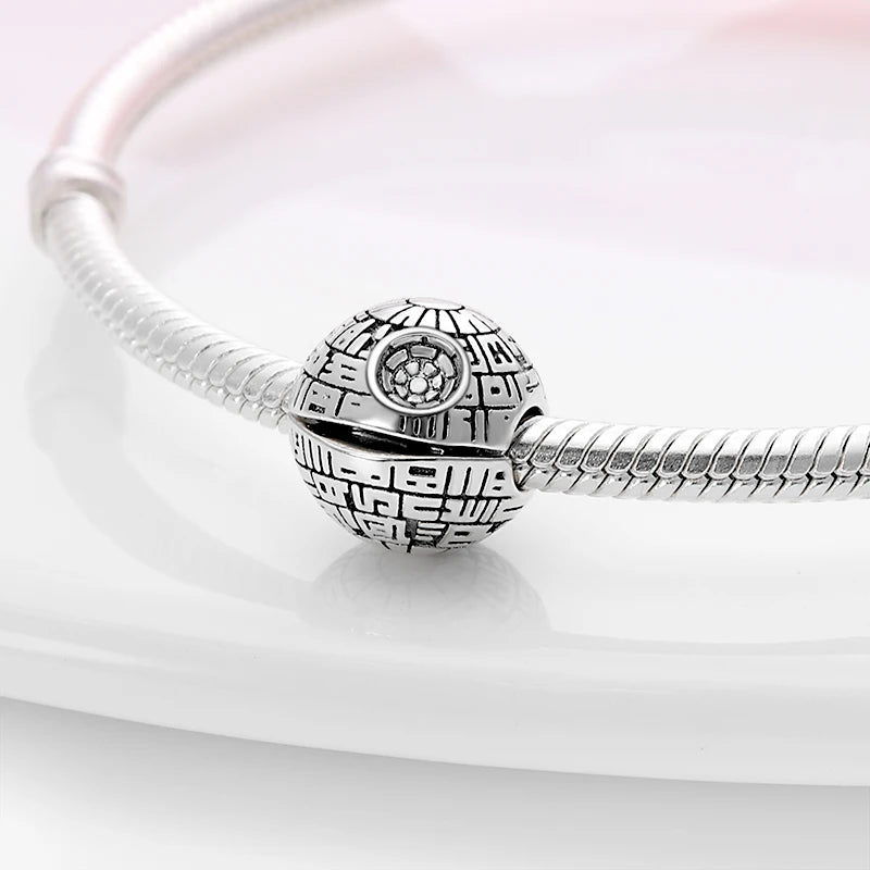 TOP Wars Charms Bracelet Beads 925 Sterling Silver Shadow Warrior Helmet Hot Series Womens Pendant DIY - Visuel 5 | SAMAG