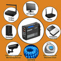 240W 5 in 1 GaN Desktop Charger Fast Charging Adapter 10A USB To TypeC Cable 3PD 2 USB Charger For IPhone Samsung Laptop