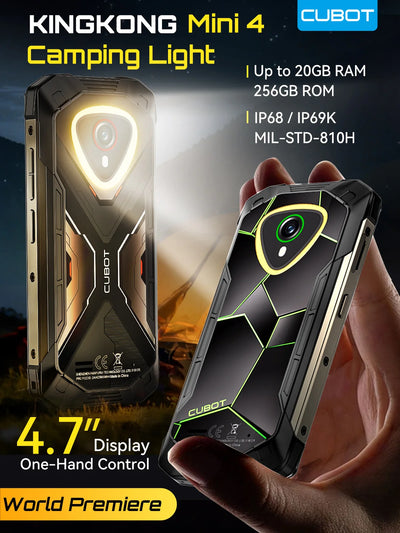 Mini Smartphone Android 15 Cubot KingKong 4, 4.7-Inch | SAMAG