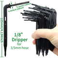 Greenhouse Drip Irrigation Kit Automatic Watering System Garden 4-Way 4/7mm to 3/5mm Hose Dripper for Pot Plant Vegetable Bonsai