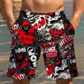 Summer New Style Men's Shorts with 3D Letter Pattern | SAMAG