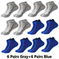12 Pairs Summer Socks Men's Ankle Running Sports Mesh | SAMAG