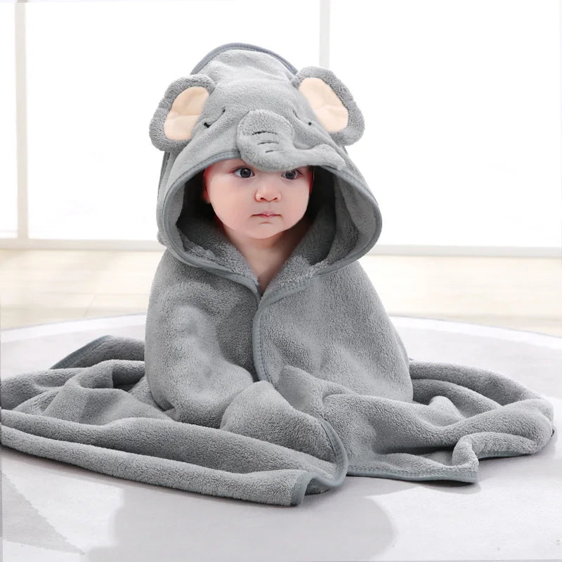 New Soft Coral Velvet Baby Bath Towel Warm Ultra Plush - View 10 | SAMAG