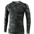 1pcs Long Sleeve Thermal Underwear Men Camouflage Man Thermal Clothes Warm Sleepwear For Winter Autumn Print First Layer
