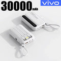 VIVO 500000mAh Power Bank 120W Super Fast Charging Powerbank 4 In1 Cables Portable Powerbank For Iphone Huawei Samsung 2026New