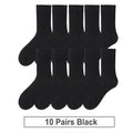10 Pairs Men's Cotton Socks New Styles Black Business | SAMAG