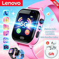Lenovo NEW 5G GPS Children Smart Watch Camera SOS Call Waterproof SIM Card Support Earphone HD Video Kids reloj inteligente Boy