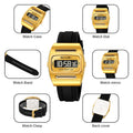 2563 Solar Power Casual Digital Sport's Watches Silicone Strap Led Waterproof Electronic Alarm Clock Gift - Visuel 6 | SAMAG