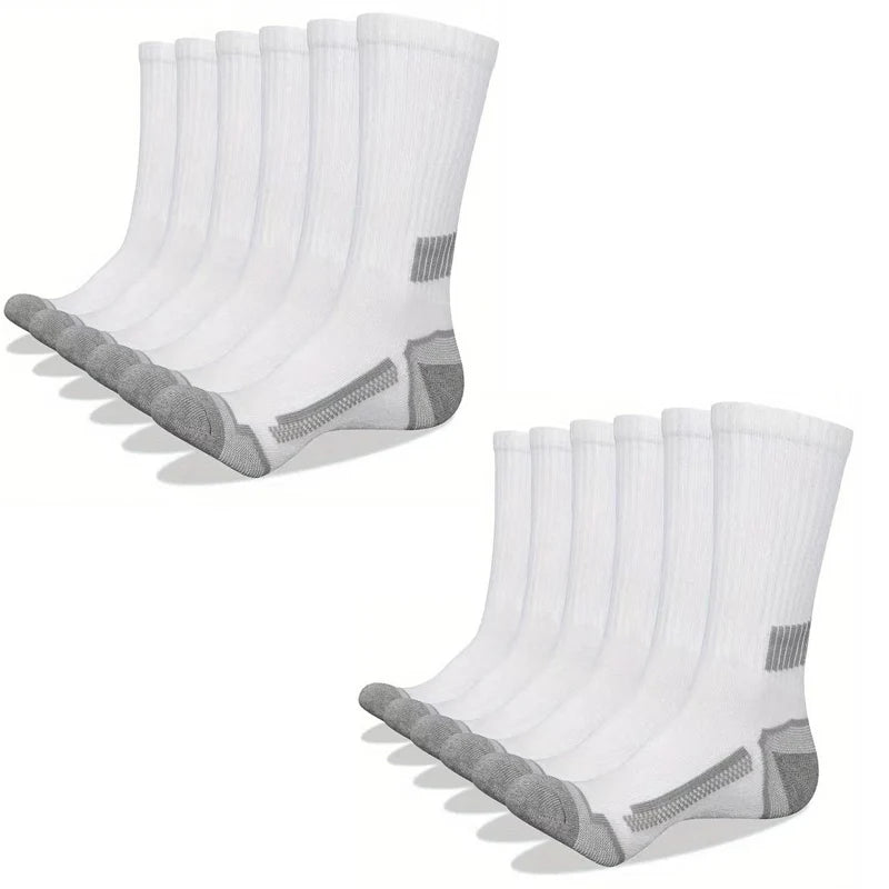 12Pairs of MEN'S Sports Socks, Sweat Absorbing | SAMAG