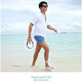 Striped Men Casual Shorts Beach Pants Board Short Quick Dry Sports Trunk Summer Seaside Beachwear Loose Homewear Sleeping Pajama