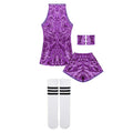 LOlanta 5 - 12 Years Girls Sequins Cheerleading Dress - View 13 | SAMAG
