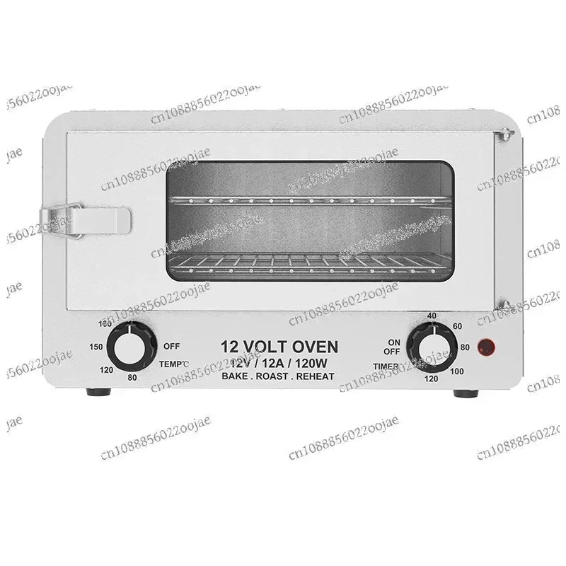 6L 12V 120W Electric Mini Car Oven Outdoor Camping 12V DC Microwave Oven Car Portable Oven