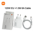 Original Xiaomi 120W 100W Charger Fast Charging Turbo Charger Type C Cable Xiaomi 17 17T 15 15T 14 POCO X8 X7 Pro Redmi Note 15