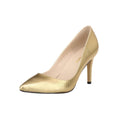 Women Shoes Fashion 8cm Sexy Crocodile Pattern Pointed Toe High Heels Pumps Office Med Heels Gold Silver Wedding Shoes Plus Size