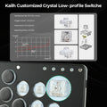 Haute42 T16 Black Stickless Hitbox Controller Leverless Arcade Fightstick For PC/PS4/PS5/Switch Fighting Game Hitbox Leverless