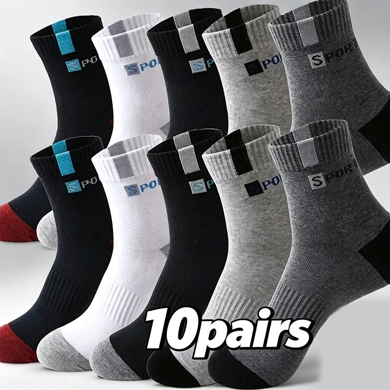Cotton Sock for Men Sport Breathable Soft Letter Fashion | SAMAG