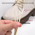 4 Pcs(2 Pairs) Round Shoelaces 4mm for Sneakers Boots, Durable Anti-Slip Sports Laces, 80-160cm Solid Colors Replacement