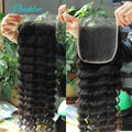 Phashion Full Long Real HD 5x5 Lace Closue 30 28 inch Skinlike Swiss Frontal Only Kinky Curl Straight Loose Deep Wave Human Hair