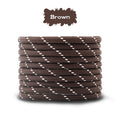 2 Pairs 4.5mm Diameter Round German Training Hiking Shoe Laces for Men and Women Heavy Duty Work Boots Shoelaces