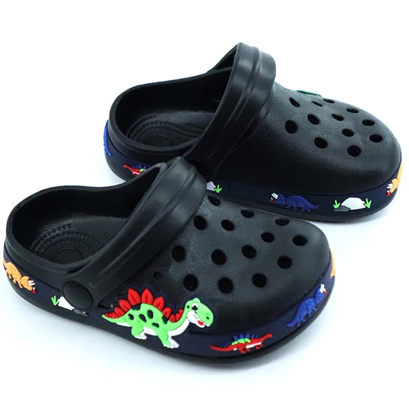 New Fashion Cartoon Sandals for Kids Summer Slippers Boys Girls Casual Garden Shoes Hollow-out Beach Shoes Clogs for Children