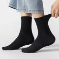 6 Pairs Plus Size EUR45-50 Men Socks Cotton Ankle Black | SAMAG