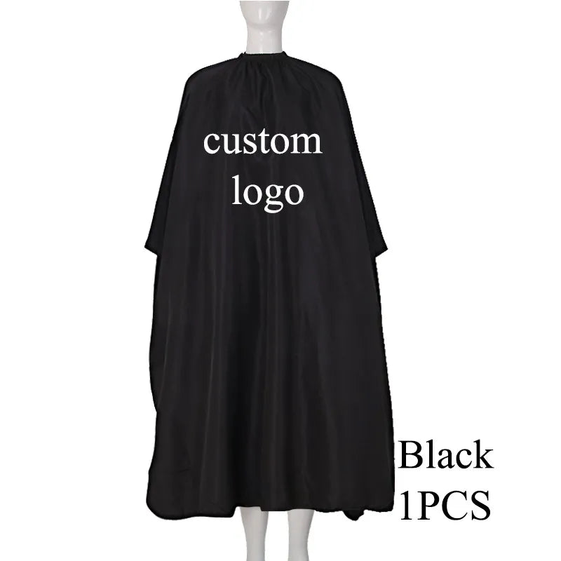 Waterproof Hair Cutting Gown Cape Apron Logo Customize Hairdressing Cape Haircut Cape Barber Styling Tools Mantella Parrucchiere