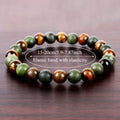 Natural Stone Symbolic Beaded Bracelet Women Men Anxiety Relief Protection Money Spiritual Inner Self-Love Jewelry