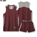 Basketball Jersey Adult Customize Quick-drying Training Uniform Shirt Sportswear Tracksuit Sport Suit Clothes Men Team Outfit