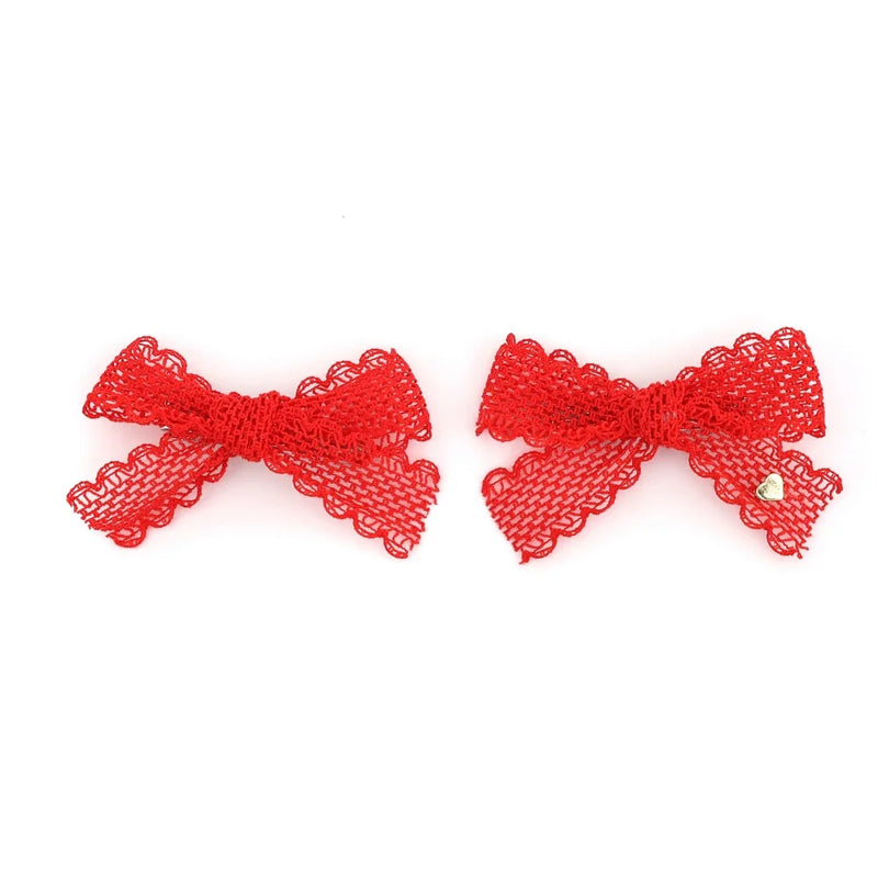New Fashion Mesh lace edge Hair Accessories Lace Edge Hair Hoops Baby Bow Hair Accessories Hair Straps Girl Decoration