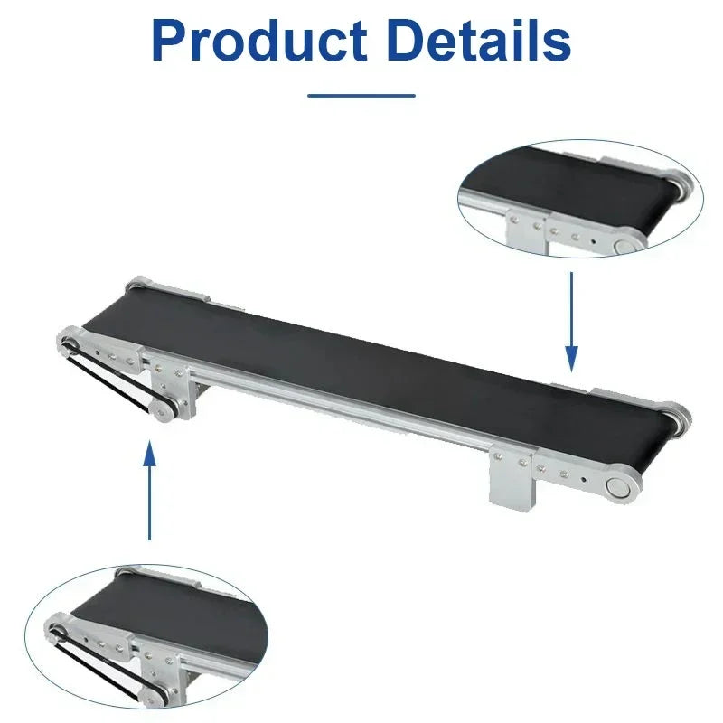 DCODE 60CM MINI Conveyor Belt Date Code Printer Adjustable Speed Handheld Inkjet Printer Parts Accessories Assembly Line