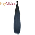 22-28Inch Straight Pony Hair Bundles Crochet Braids Hair Silky Colorful Synthetic Braiding Hair Ombre Synthetic Hair For Women