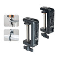 Photography C Clamp, Aluminum Table C-clamp with 1/4" and 3/8" Hole for Photo Studio Video DSLR, Camera Desktop Mount Table Desk