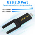 Fenvi WiFi 6 AX1800 USB 3.0 Adapter Dual Band 2.4G/5Ghz Receiver Dongle Network Card Antenna Wireless For - Visuel 3 | SAMAG