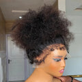 PrePlucked 26inch Glueless High density Lace Front Wigs Kinky Curly Synthetic Deep Water Wave For Black Women With Baby Hair