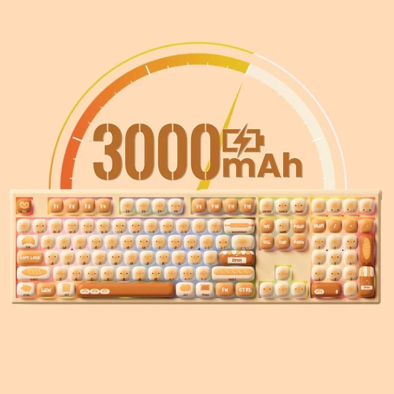 Akko MonsGeek MG108B Bun Wonderland Wireless Mechanical - Visuel 5 | SAMAG