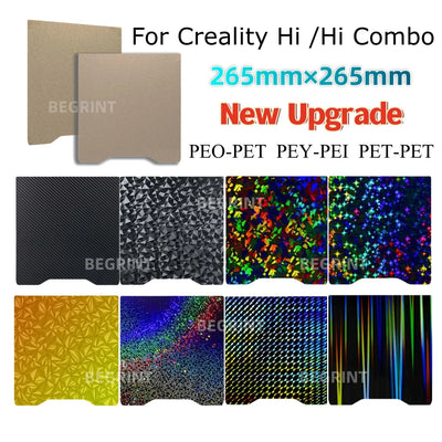 265*265mm For Creality Hi Build Plate Double Sided PEI | SAMAG