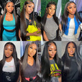 32 Inch Straight Brazilian Virgin Human Hair Bundles Natural Color Unprocessed Human Hair Weft Silky Straight Hair Weave 4 Bundles Hair Extensions For Ladies
