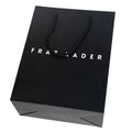 500pcs/lot Custom Luxury Paper Shopping Bags Printed Logo Retail Packaging for Clothing Gifts with Ribbon Handle