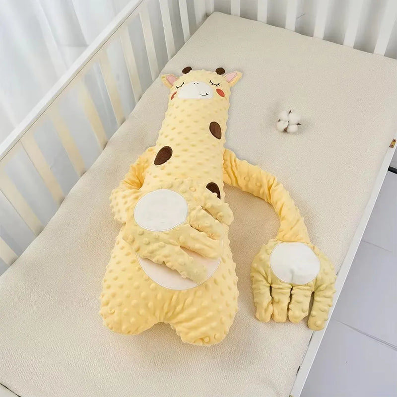Cartoon Baby Soothing Pillow Remote Control Music Tapping Soothes Palm Pillow Baby Sleeping Pillow for Newborn Patting Doll