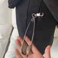 ZHUHE The Large Brooch And Hairpin In Cyberpunk Style Are Perfect Jewelry Accessories For Women And Party Gifts