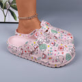 Platform Clogs Shoes for Women Soft Non Slip Close Toe Beach Sandals Woman Summer EVA Sandals Slippers