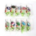 Fishing Spoons Lures Metal Baits Set Artificial Hard | SAMAG