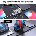 Ueetop 600W Multi USB Fast Charger 10-Port GaN PD 3.1 Charging Station Stand for MacBook iPhone 16 15 iPad Samsung Tablet Laptop