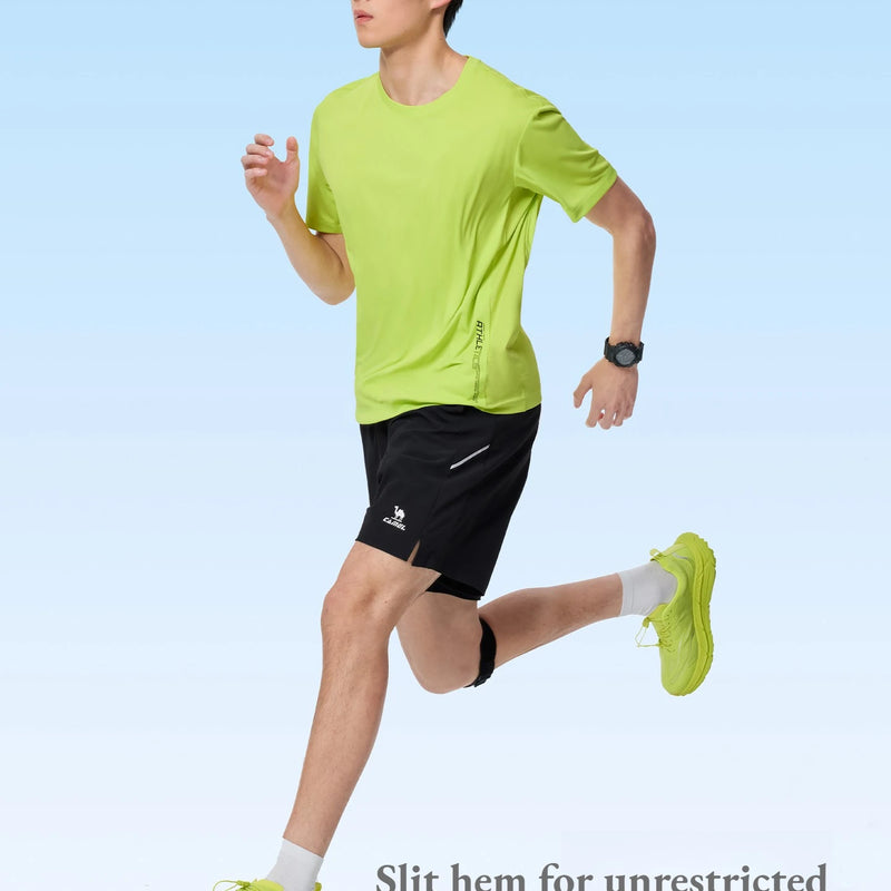 Golden Camel Men's Summer Quick Dry Shorts Ice Silk Running Gym Sport Shorts Breathable Beach Short Pant Jogging Casual Pants